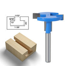 1PC 1/4 Shank 6MM Shank "T" Type Jointing & Slotting Cutter T-Track Slotting & T-Slot Wood Router Bit Milling Cutters For Wood 2024 - buy cheap