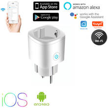 1 Pcs 16A EU Smart Plug WiFi Socket Timing Function Tuya Smart Life APP Control Works With Alexa Google Home Smart Home 2024 - buy cheap