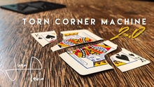 Máquina de esquinas rasgadas 2,0 (TCM) de Juan Pablo - Trick Gimmick Card Magic Close up, magia callejera, ilusión, trucos de magia, utilería para trucos de magia 2024 - compra barato