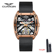 GUANQIN DESIGN Luxury Men Mechanical Wristwatch Stainless Steel  Watch Top Brand Sapphire Glass Men Watches reloj hombre 2024 - buy cheap