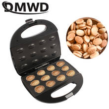 DMWD Automatic Walnut Cake Maker Electric Mini Nut Waffle Bread Baking Machine Sandwich Iron Toaster non-stick Pan DIY Snacks EU 2024 - buy cheap