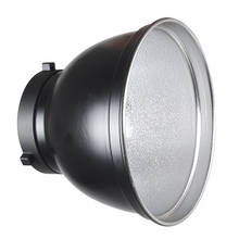 Фотостудия 55 градусов 7 дюймов стандартный отражатель крышка лампы блюдо диффузор для Bowens крепление стробоскоп вспышка освещение 2024 - купить недорого