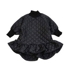 Children Cotton-padded Clothes Baby Winter Clothes Fall New 2022 Girls Dress Elegant Kids Thicken Dress Baby Outfit Soft, #8796 2024 - buy cheap