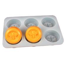 Handmade 6 Holes Bee Soap Silicone Mould Food Grade Silicone Round Soap Form Fondant Cake Chocolate Mold Cake Decors 2024 - buy cheap