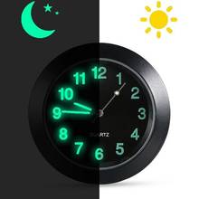 Car Clock Luminous Automobiles Internal Stick-On Mini Car Auto Mechanics Ornament Clocks Watch Quartz Digital Accessories Z5R7 2024 - buy cheap