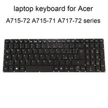 Teclado retroiluminado A715 72, reemplazo de teclados para Acer Aspire 7 A717-72 72G, negro, Italiano, NSK RELBC LV5P A80BWL, nuevo 2024 - compra barato