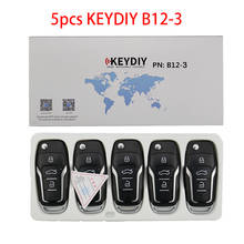 5pcs/lot KEYDIY B series B12-3 3 button for Ford style universal KD remote control for KD200 KD900 KD900+ URG200 KD-X2 mini KD 2024 - buy cheap