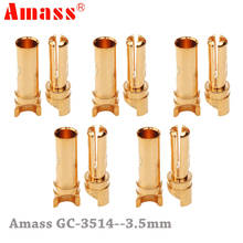 Amass-conector de oro de GC-3514 de 3,5mm para coche, camión, avión, Buggy, Juguetes DIY 2024 - compra barato