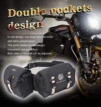 Motorcycle Double Waist Bag Locomotive Riding Pockets Outdoor Convenient Detachable Waterproof Leisure Tool Bag Motocross Bags 2024 - buy cheap