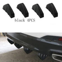 4pc Universal Car rear bumper cast shark spoiler for Ford Focus Fusion Escort Kuga Ecosport Fiesta Falcon EDGE/Explorer/ 2024 - buy cheap