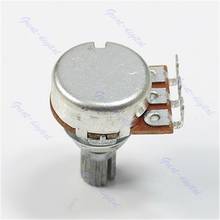 A500K Potentiometer Splined Pot Electric Guitar Bass Effect Amp Tone Volume 15mm Shaft Parts 2024 - buy cheap