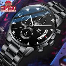 OLMECA Fashion mens watches top brand luxury relogio masculino Watch men gift casual dress Male Quartz Wristwatches Date Clock 2024 - buy cheap