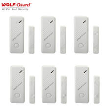 6 x Wolf-Guard Wireless Contact Door /Window Magnet Sensor Open /Closed Detector DIY Accessories for Home Alarm Security System 2024 - buy cheap
