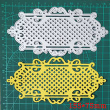 Hollow Etched Diamond Frame Metal Cutting Dies For Stamps Scrapbooking Stencils DIY Paper Album Cards Decor Embossing 2020 New 2024 - buy cheap