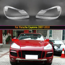 Headlamp Cover For Porsche Cayenne 2007 2008 2009 2010 Headlamp Lens Car Headlight Cover Replacement Clear Auto Shell Cover 2024 - buy cheap