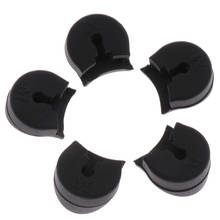 Pack of 5 Black Clarinet Thumb Rest Cushion for Clarinetist Perform Practice Accessory 2024 - buy cheap