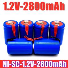 New 2021 SC 2800mah 1.2V Ni Cd battery for Makita Bosch B & D Hitachi Metabo DeWalt power tools 2024 - buy cheap