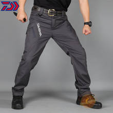 Daiwa-pantalones de pesca impermeables para hombre, ropa de pesca, senderismo, multibolsillo, caza al aire libre, tácticos 2024 - compra barato