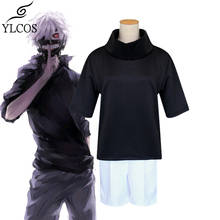 Anime Tokyo Ghouls Kaneki Ken Cosplay T Shirt Shorts Halloween Party Costume Suit 2024 - buy cheap