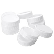 Replacements Mason Jars Lids 70mm/86mm Diameter Plastic Unlined Ribbed Lids Storage Caps Canning Drinking Jars Lids Bottle Cover 2024 - buy cheap
