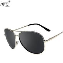 Polarized Men's Sunglasses Brand Oculos Masculino Gunmetal Glasses Classic Metal Eyewear Sun Glasses for Men 2024 - buy cheap