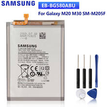 SAMSUNG Original Replacement Battery EB-BG580ABU For Samsung Galaxy M20 M30 SM-M205F Authentic Phone Batteries 5000mAh 2024 - buy cheap