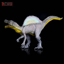 HiTwo New Prehistoric Jurassic Spinosaurus Solid PVC Savage T-Rex Dinosaur World Animal Model Action Figures Collection Toy 2024 - buy cheap