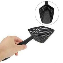 1PC Cooking Shovels Vegetable Strainer Scoop Nylon Spoon Large Colander Soup Filter Kitchen Tool Vegetable Water Drain Scoop 2024 - buy cheap