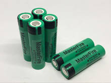 Masterfire original ncr18650a 3100 mah 18650 3.7 v baterias recarregáveis do portátil da lanterna da bateria do lítio-leão para panasonic 2024 - compre barato