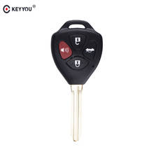KEYYOU Замена дистанционного ключа автомобиля чехол 3 + 1 4 кнопки для Toyota Camry ключ для Toyota Camry, Avalon, Corolla матрица RAV4 Venza Yaris Toy43 Blade 2024 - купить недорого