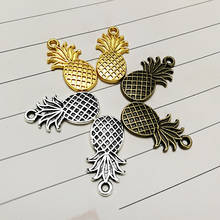 Yamily 30pcs/17*9mm Antique Silver bronze tone pineapple charm Pendants for Jewelry Findings Jewelry Making DIY Necklace 2024 - buy cheap