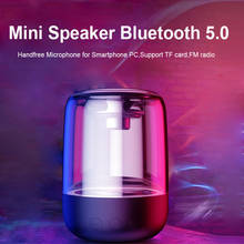 Mini Speaker Bluetooth Sound Box Music Box Stereo HIFI with LED Light Handfree Microphone for Smartphone PC 2024 - buy cheap