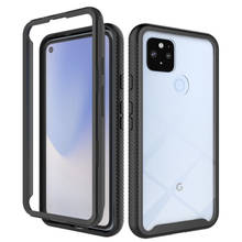 Hybrid Soft Bumper Dual-Layer Case For Google Pixel 4A 5G Cases Hard Crystal Back Cover For PIXEL 4A Full Protective Cover 2024 - buy cheap