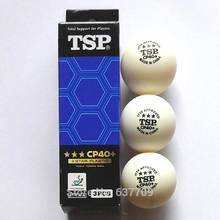 Original TSP plastic table tennis ball 40+ 3 stars CP40+ professional game ball table tennis rackets racquet sports 2024 - buy cheap