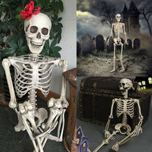 Популярные творческие мини человеческий скелет Хеллоуина вечерние Опора медицинская обучающая модель скелета подарок для детей 2024 - купить недорого
