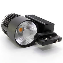 Envío Gratis 35W COB iluminación LED sobre riel CREE Chip LED carril de la pista lámparas 85-265V 4 cables 3 Fase 12 unids/lote 2024 - compra barato