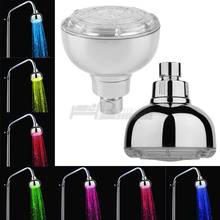 Cabezal de ducha LED luz 7 colores cambiante grifo de baño cabezal de ducha Portátil Baño sobre-cabezal rociador LED 2024 - compra barato