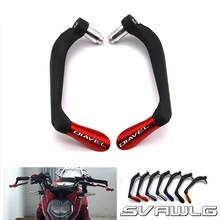 For DUCATI Diavel/Carbon/XDiavel/S Motorcycle 7/8" 22mm Universal Handlebar Grips Guard Brake Clutch Levers Guard Protector 2024 - buy cheap