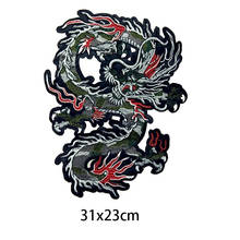 High Quality Chinese Dragon Embroidered Patches Creative Sewing On Dragon Applique Handmade DIY Clothes Sewing On Accessories 2024 - buy cheap