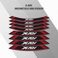 Pegatinas de Borde Interior para motocicleta, calcomanías de protección a rayas para ruedas, pegatinas decorativas para HONDA X-ADV XADV 750 2024 - compra barato