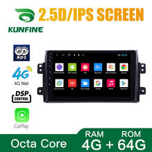 Octa Core 1024*600 Android 10.0 Car DVD GPS Navigation Player Deckless Car Stereo For SUZUKI SX4 2006-2013 Radio Headunit wifi 2024 - buy cheap