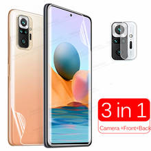 200D Curved Camera + Front + Back Film For Xiaomi Redmi Note 10 Pro 10Pro Note10 Hydrogel Protective Screen Protector Not Glass 2024 - buy cheap