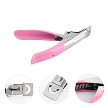 High Quality 1PC Nail Scissor Stainless Steel U-shaped Manicure Clipper Handheld Portable Fake Nail Scissor 2024 - buy cheap