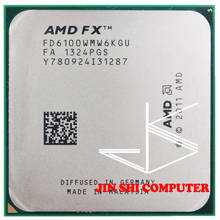 Бесплатная доставка Процессор AMD FX-Series FX6100 3,3 ГГц шестиядерный процессор FX 6100 FD6100WMW6KGU 95 Вт Разъем AM3 + 2024 - купить недорого