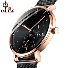 DITA Watch Men Fashion Watches Waterproof Black Stainless Steel Sport Watch Top Brand Luxury Clock Montre Homme Reloj Hombre 2024 - buy cheap