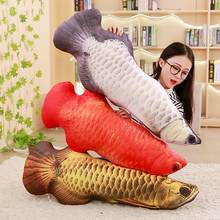 Simulation Fish arowana Plush Toys Stuffed Animals Pillow doll Soft toy for Children Girls Boys Birthday Party Christmas Gifts 2024 - buy cheap