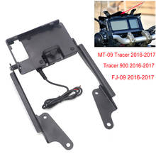 Stand Holder Phone Mobile Phone GPS Plate Bracket For YAMAHA MT-09 Tracer 900 FJ-09 2016-2017 2024 - buy cheap