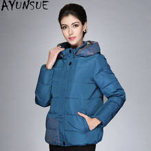 AYUNSUE Women's Down Jacket Warm Winter Woman Coat Floral Female Jacket Hooded Parkas clothes Clothes 5xl 2020 Mujer Chaqueta 2024 - buy cheap