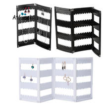 Earring Display Stand  2-4 Panels Earring Rack Earring Necklace Jewelery Hanging Holder Acrylic Screen Jewelry Display Box Stand 2024 - buy cheap