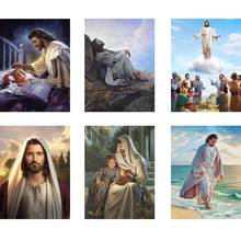 5D DIY Diamond Painting Full Drill Square/Round Religion Christian Jesus Diamond Embroidery Cross Stitch Rhinestones Mosaic Gift 2024 - buy cheap